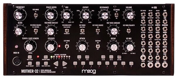 Moog Mother-32 Semi-Modular Analog Synthesizer, New, Front
