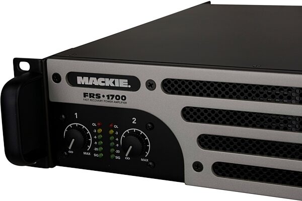 Mackie FRS1700 Pro Lightweight Amplifier (1660 Watts), Gain Closeup