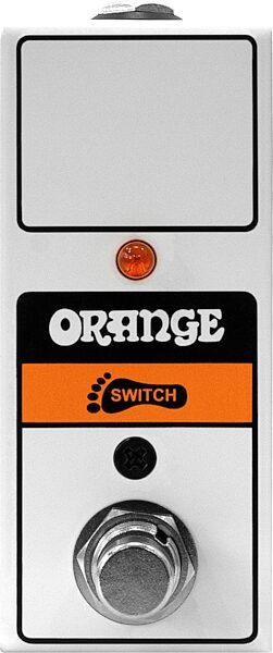 Orange Single Button Mini Footswitch, New, Action Position Back