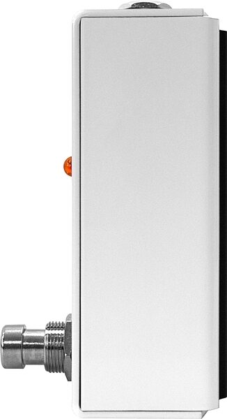 Orange Single Button Mini Footswitch, New, Angled Side
