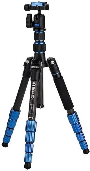 Benro FSL09CN00 Carbon Fiber Slim Travel Tripod, Action Position Back