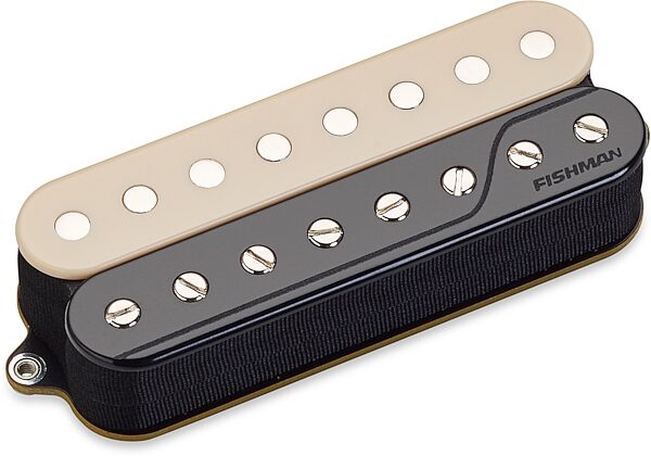 Fishman Open Core Fluence Classic Humbucker 8-String Pickup, Zebra, Bridge, Action Position Back