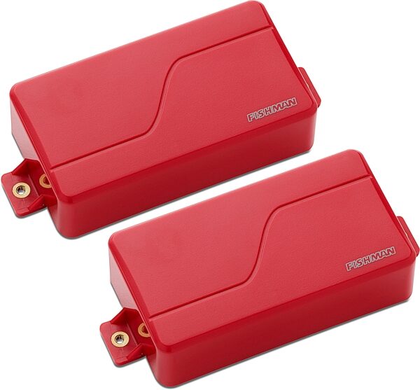 Fishman Fluence Modern HB-6 3-Voice Humbucker Electric Guitar Pickup Set, Red Plastic, Action Position Back
