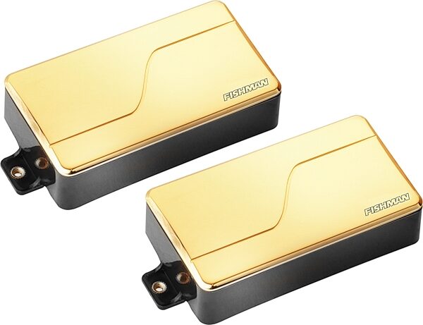 Fishman Fluence Modern HB-6 3-Voice Humbucker Electric Guitar Pickup Set, Gold, Action Position Back