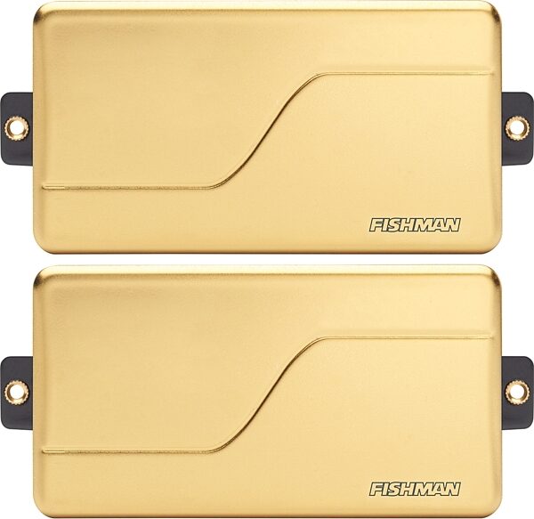 Fishman Fluence Modern HB-6 3-Voice Humbucker Electric Guitar Pickup Set, Gold, Action Position Back