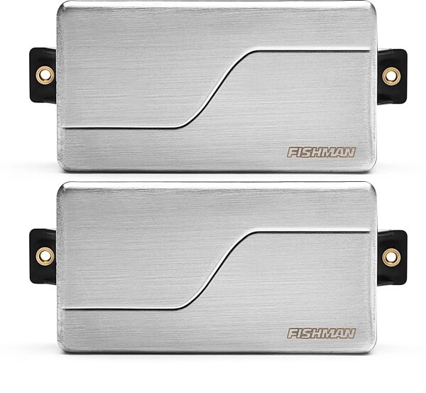 Fishman Fluence Modern HB-6 3-Voice Humbucker Electric Guitar Pickup Set, Brushed Stainless, Action Position Back