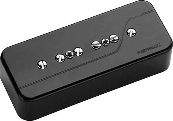 Fishman Fluence Classic P-90 Electric Guitar Pickup, Black, Bridge, Action Position Back