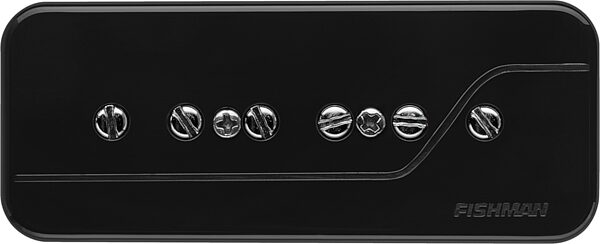 Fishman Fluence Classic P-90 Electric Guitar Pickup, Black, Bridge, Action Position Back