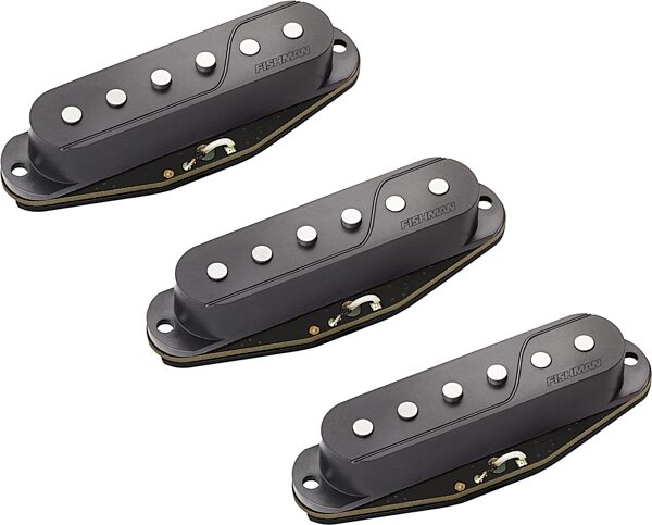 Fishman Fluence Greg Koch Stratocaster Pickup Set, Black, Action Position Back