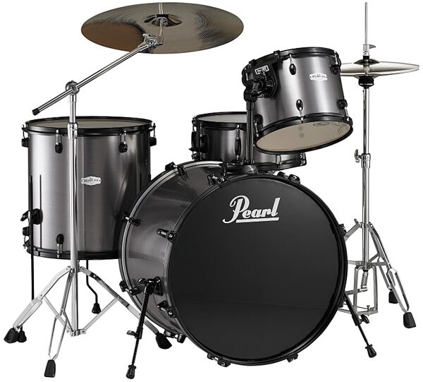 Pearl FZ724EB Forum 4-Piece Drum Kit, Smokey Chrome