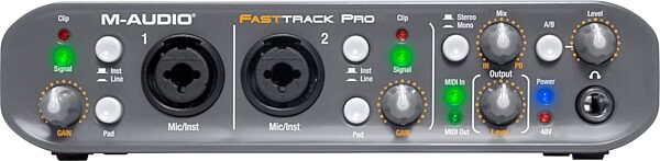 M-Audio Fast Track Pro USB Audio Interface, Front