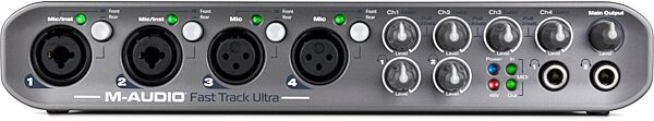 M-Audio Fast Track Ultra USB 2.0 Audio Interface, Front