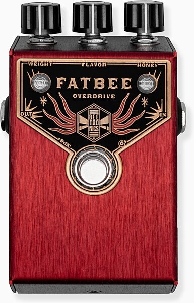 Beetronics Fatbee Overdrive Pedal, Action Position Front