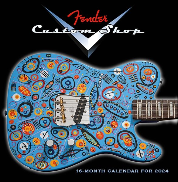 Fender 2024 Custom Shop Calendar, New, Action Position Back