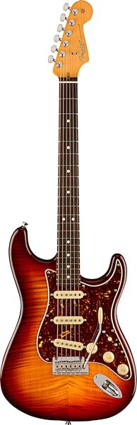 Fender 70th Anniversary American Pro II Stratocaster Electric Guitar, Rosewood Fingerboard (with Case), Action Position Back