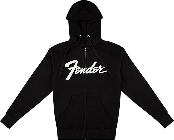 Fender Transition Logo Hoodie, Black, Large, Action Position Back
