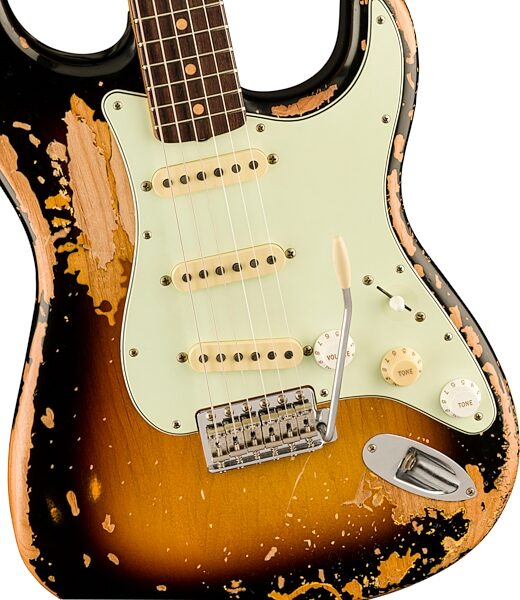 Fender Mike McCready Stratocaster Electric Guitar, Rosewood Fingerboard (with Case), 3-Color Sunburst, Action Position Back