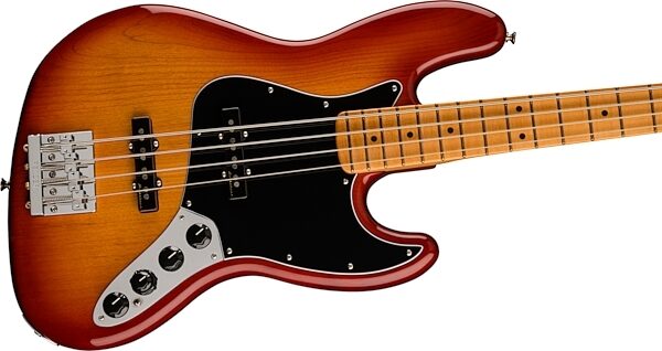 Fender Player Plus Jazz Electric Bass, Maple Fingerboard (with Gig Bag), Action Position Back
