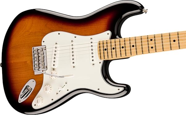 Fender Player Stratocaster Electric Guitar (Maple Fingerboard), Action Position Back