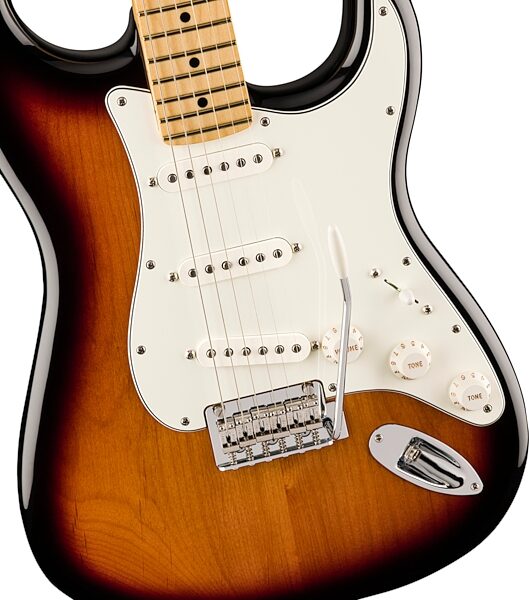 Fender Player Stratocaster Electric Guitar (Maple Fingerboard), Action Position Back