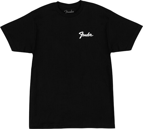 Fender Transition Logo T-Shirt, Black, Medium, Action Position Back