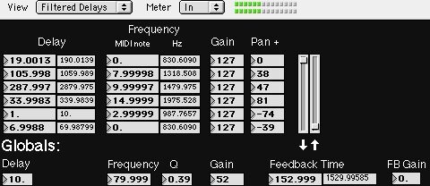 Cycling '74 Pluggo 3.1 VST MAS RTAS (Macintosh), Filter-Delay - FilterTaps