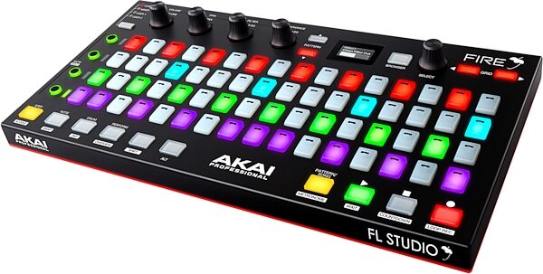 Akai Fire Controller for FL Studio, Software Not Included, Action Position Back