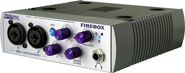 PreSonus Firebox 6x10 FireWire Recording Interface, Angle View