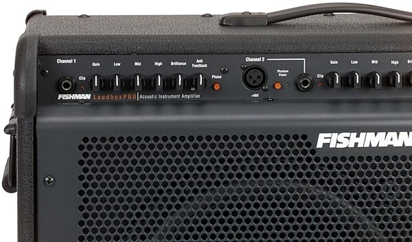 Fishman Loudbox Pro Acoustic Amplifier (600 Watts, 1x12 in.), Control Panel Left