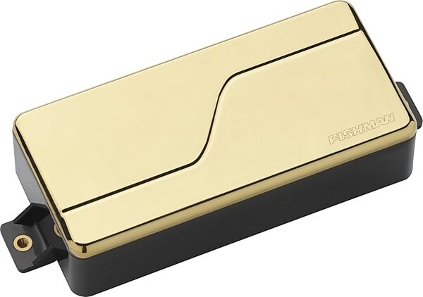 Fishman Fluence Modern HB-7 Ceramic 3-Voice Humbucker 7-String Electric Guitar Pickup, Gold, Action Position Back
