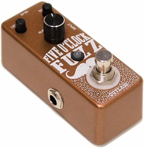 Outlaw Effects Five O'Clock Fuzz Pedal, View
