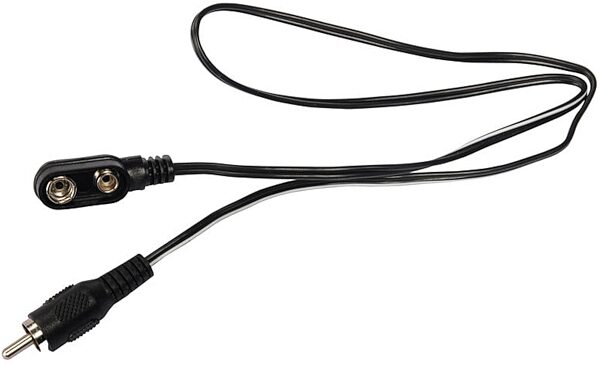 Cioks Type 6 50cm DC Power RCA to 9V Battery Clip, New, Action Position Back