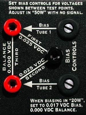 THD Flexi-50 Tube Guitar Amplifier Head (50 Watts), Bias Controls