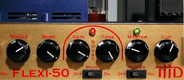 THD Flexi-50 Tube Guitar Amplifier Head (50 Watts), Knob Close-up