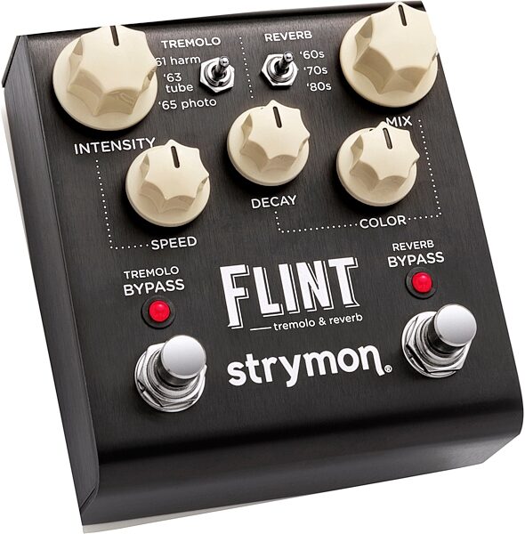 Strymon Flint Tremolo and Reverb Pedal, Action Position Back