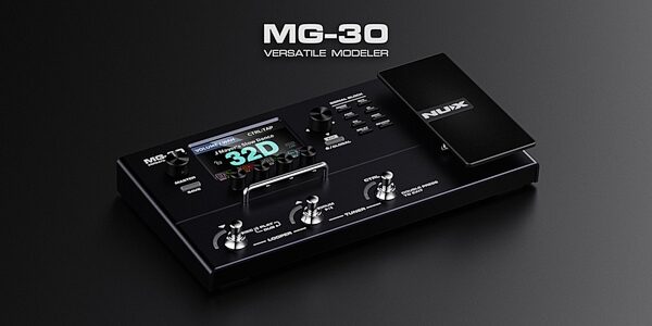 NUX MG-30 Multi-Effects and Amp Modeler, Blemished, In Use