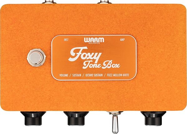 Warm Audio WA-FTB Foxy Tone Box Vintage Fuzz Pedal, New, Detail Front