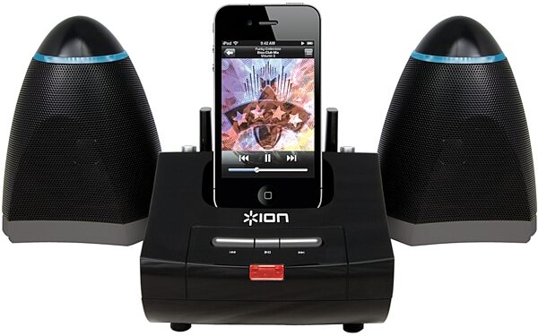 Ion Audio Free Sound Wireless iPhone Speaker Dock, Separated