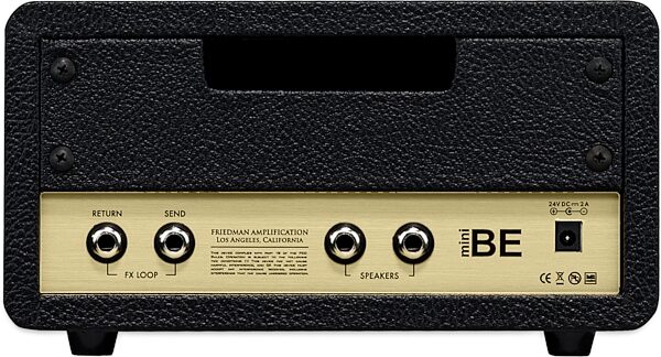 Friedman BE-Mini Guitar Amplifier Head (30 Watts), New, Detail Back
