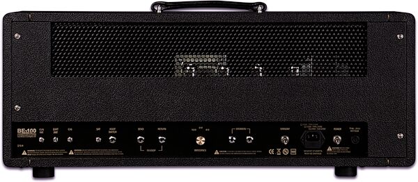 Friedman BE-100 Deluxe Guitar Amplifier Head (100 Watts), New, Detail Back