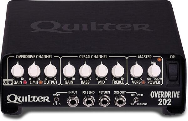 Quilter OverDrive 202 Guitar Amplifier Head (200 Watts), Warehouse Resealed, Action Position Back