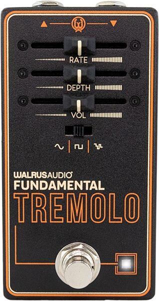 Walrus Audio Fundamental Series Tremolo Pedal, New, Action Position Back