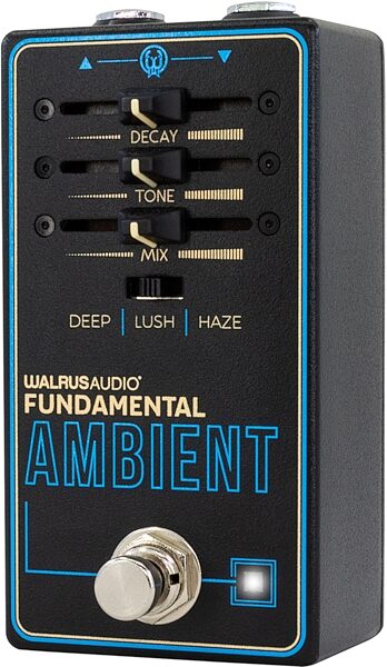 Walrus Audio Fundamental Series Ambient Reverb Pedal, New, Action Position Side