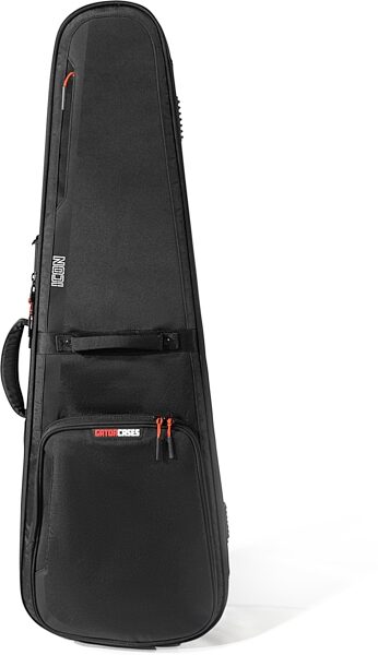 Gator G-ICONELECTRIC Icon Series Bag for Electric Guitars, Black, Action Position Front
