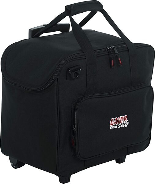 Gator G-LIGHTBAG-1610W LED PAR Lighting Tote Bag with Wheels, Action Position Back
