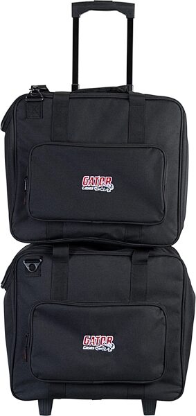 Gator G-LIGHTBAG-1610W LED PAR Lighting Tote Bag with Wheels, Action Position Back