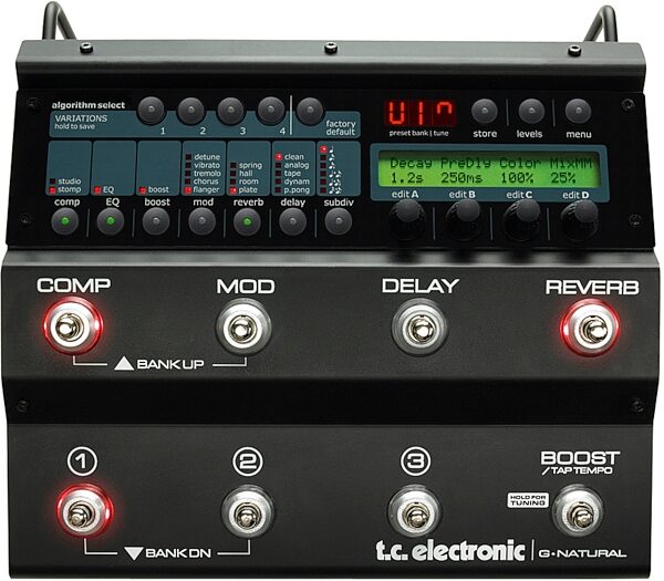 TC Electronic G-Natural Acoustic Guitar Processor Pedal, Main