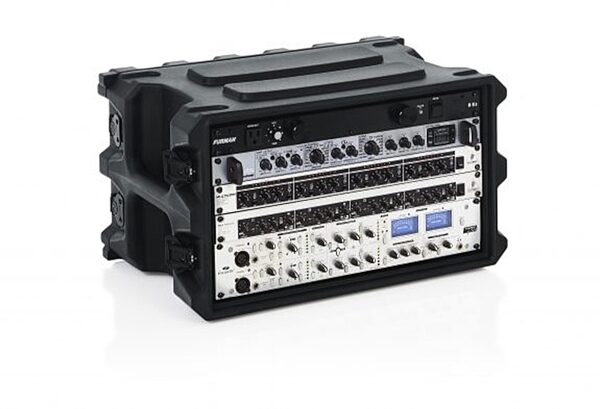Gator Pro Series Molded Audio Rack Case, Shallow (13" Rackable Depth), 6-Space, 13 inch, G-PRO-6U-13, ve