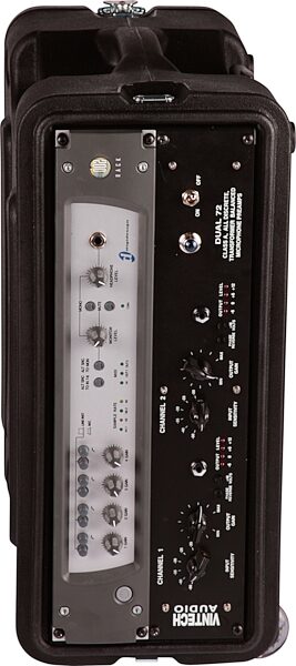 Gator Pro Series Molded Audio Rack Case, Deep (19" Rackable Depth), 4-Space, 19 inch, G-PROR-4U-19, with Wheels, Detail Side