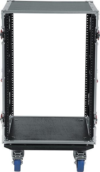 Gator G-TOUR Rack Case with Casters, 16 Space, G-TOUR 16U CAST, Open Front and Rear